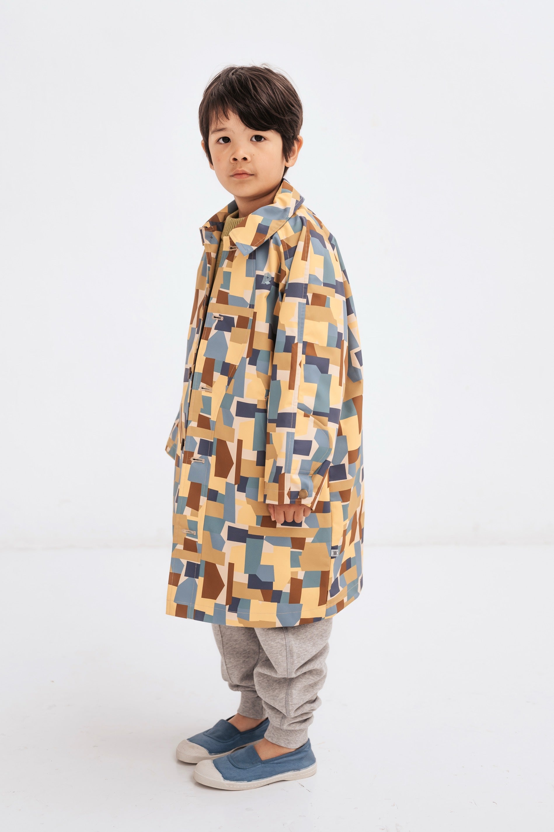 Trenchcoat Army Color Block