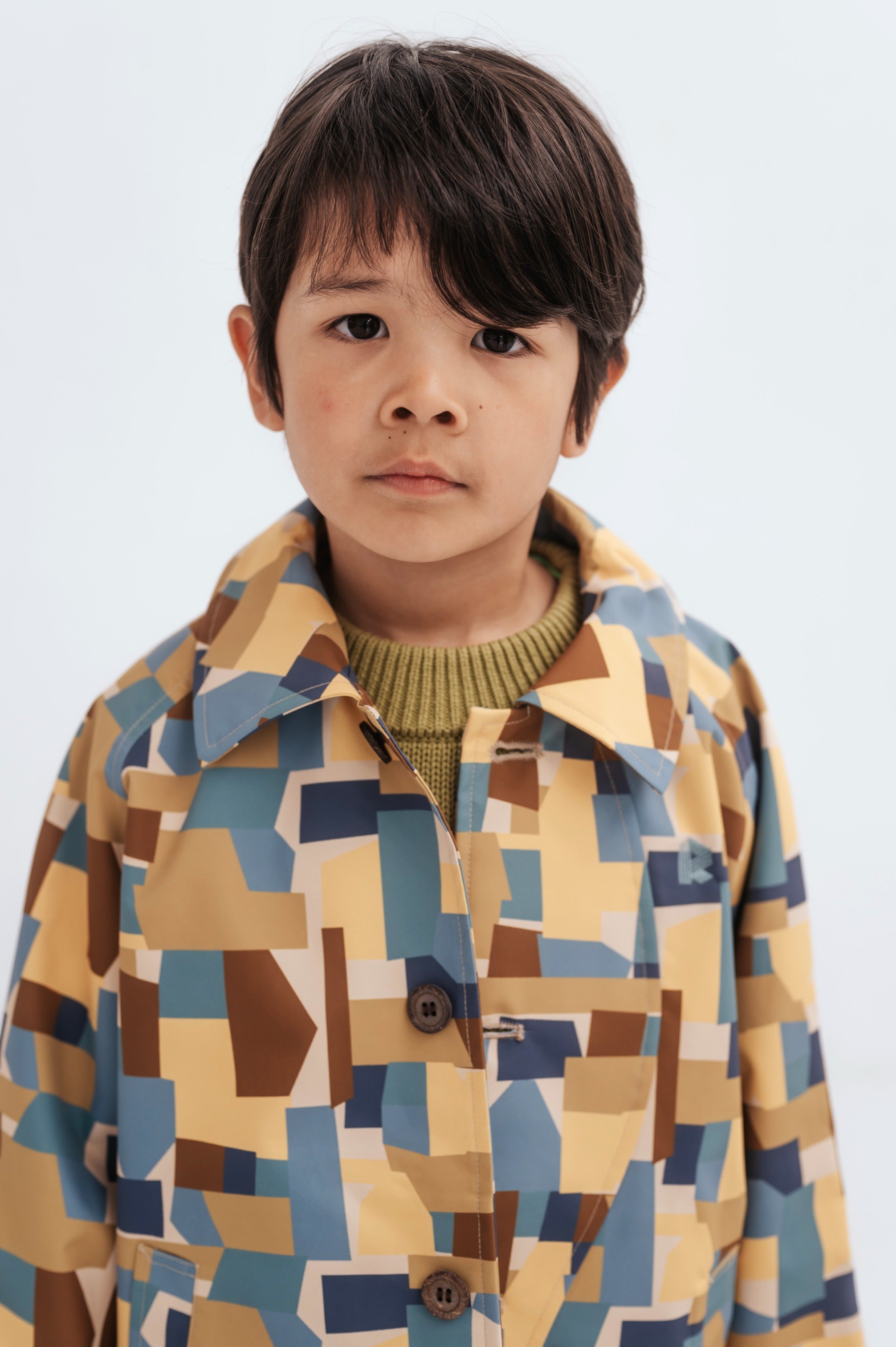 Trenchcoat Army Color Block