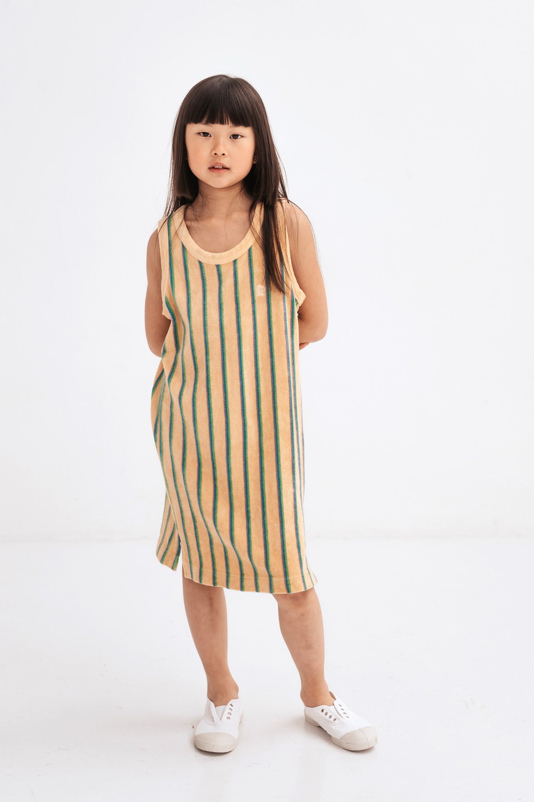 Dress Singlet Multi Pop Stripe