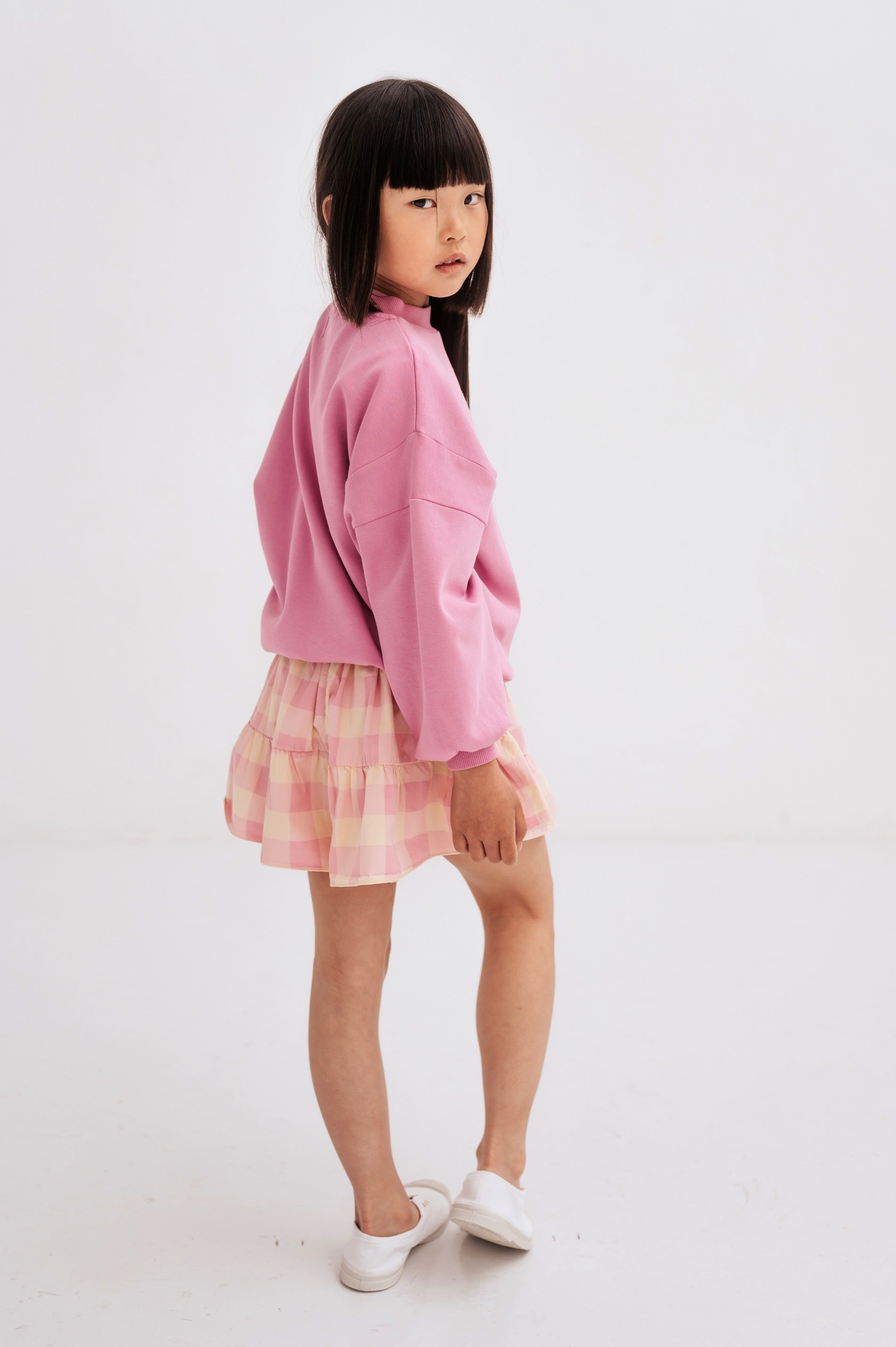 Skirt Short Sand Pink BB Check