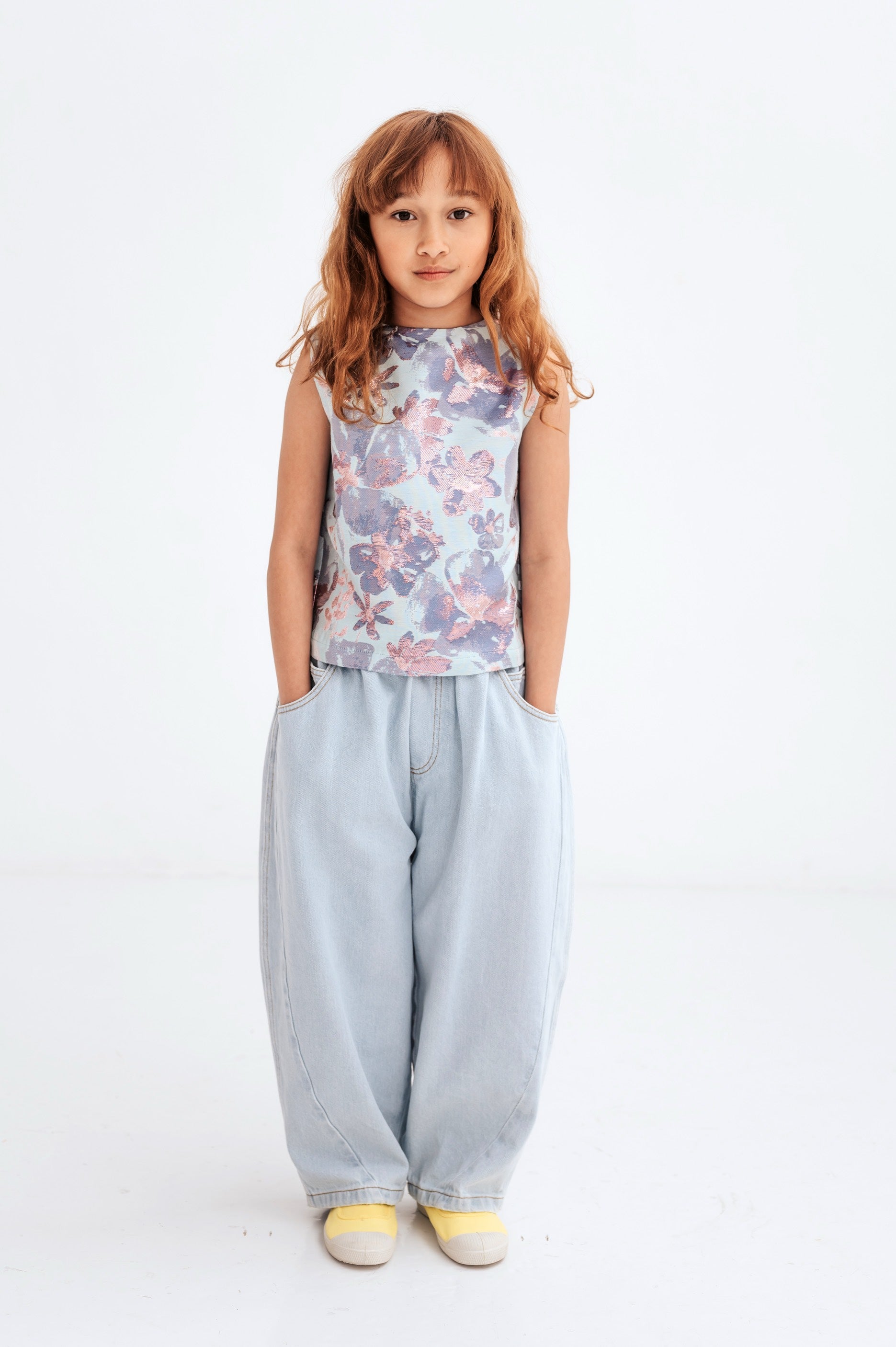 Top Euphoria Sparkle Aqua Flower