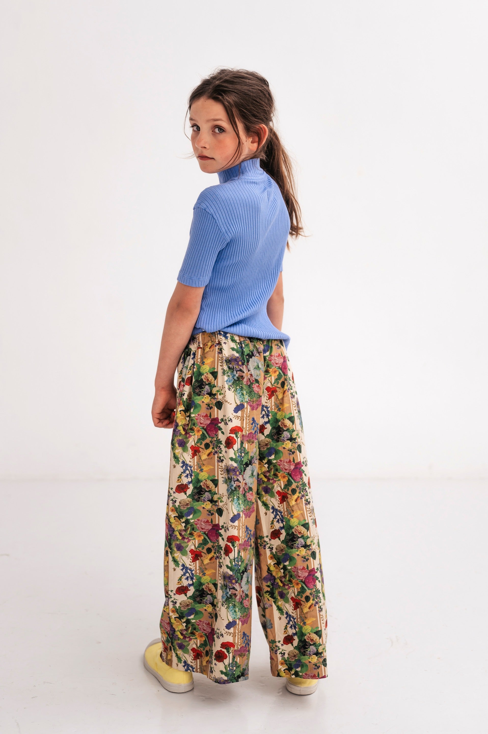 Pants Straight Fizzy Flower