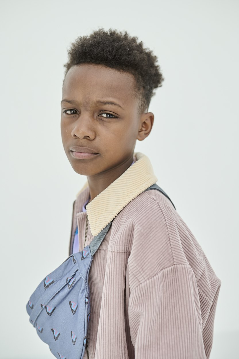 Bomber Collar Mauve Rose