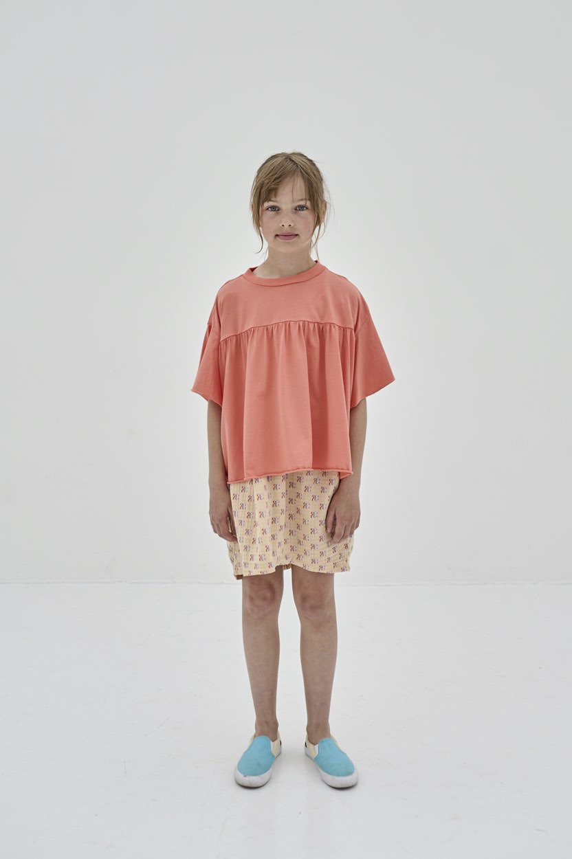 Tee Bat Tangerine Red