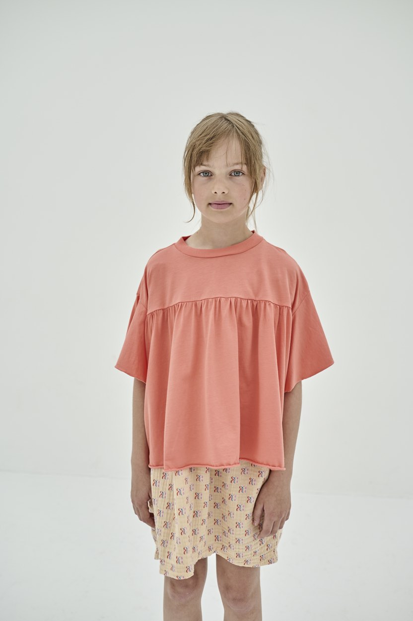 Tee Bat Tangerine Red