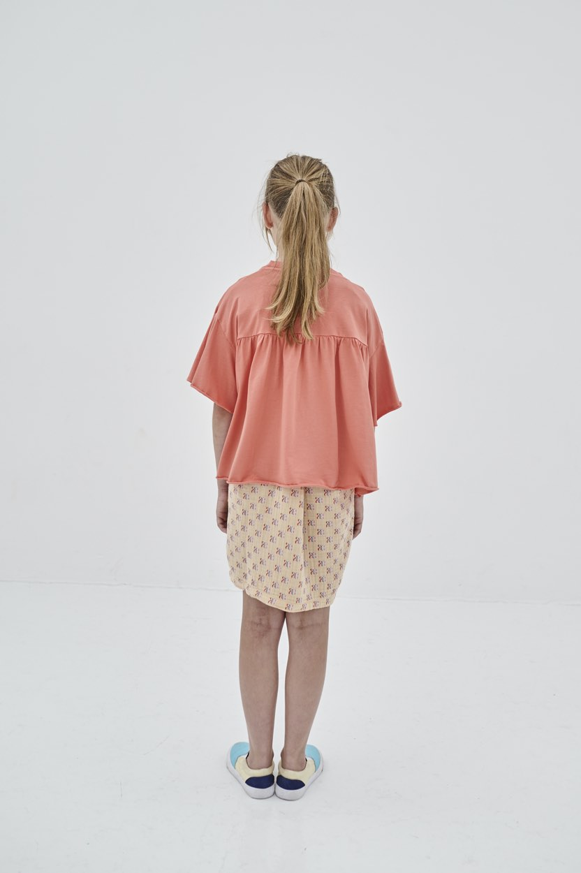 Tee Bat Tangerine Red