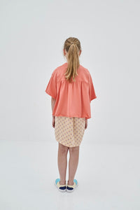 Tee Bat Tangerine Red