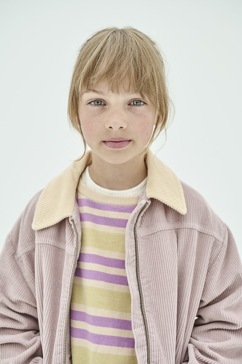 Bomber Collar Mauve Rose