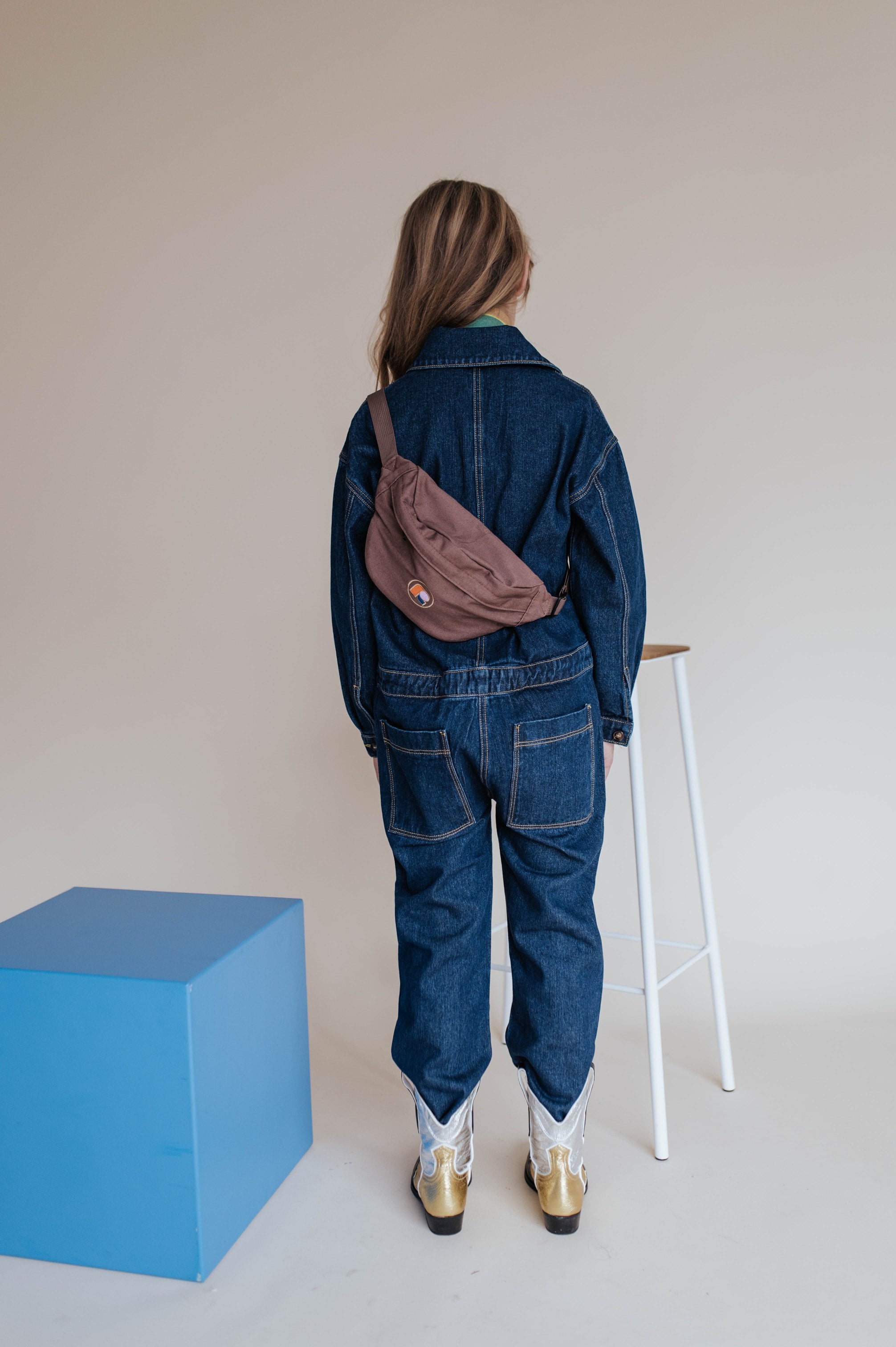 Overall Rinsed Blue
