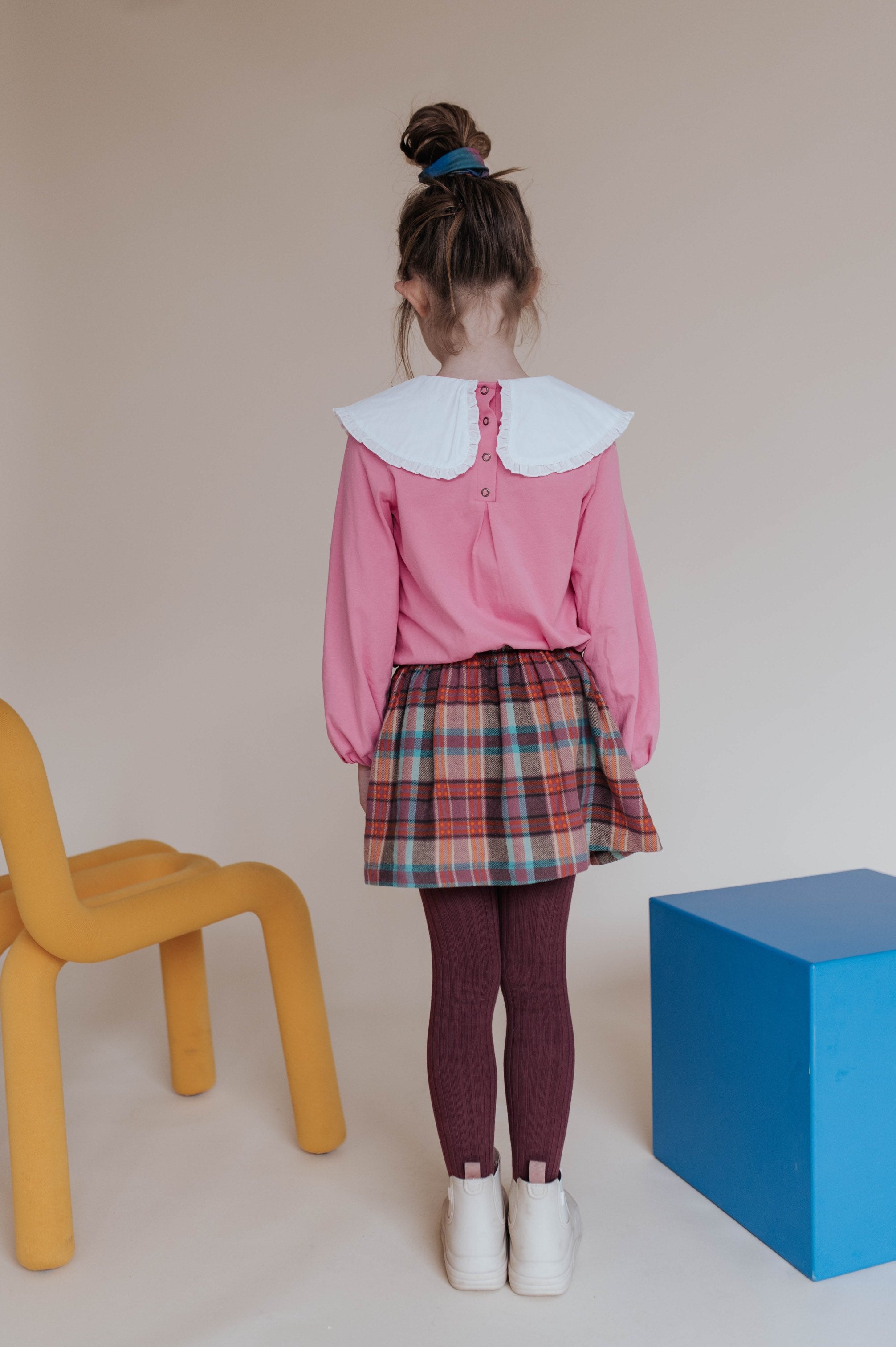 Tee Collar Fancy Hot Pink