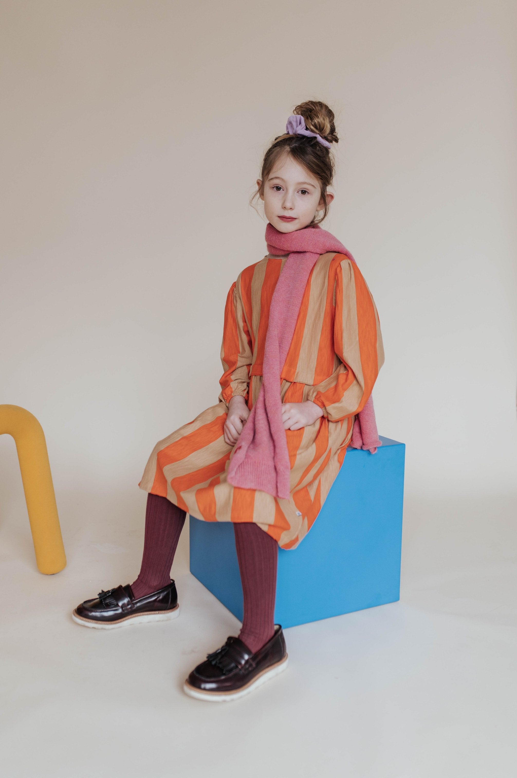 Dress At Ease Red Block Stripe