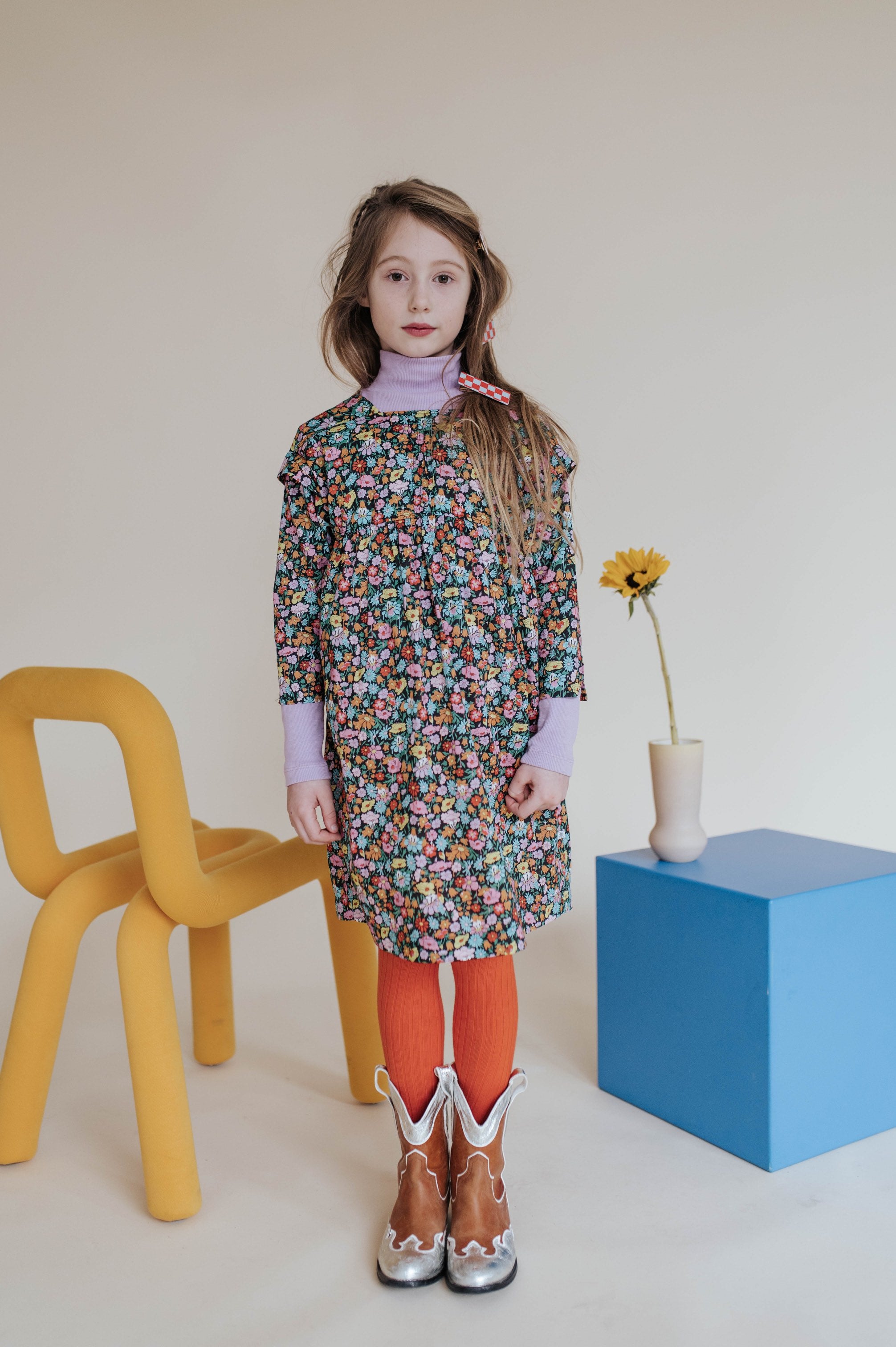 Dress Pearl Liberty Smiley Flower