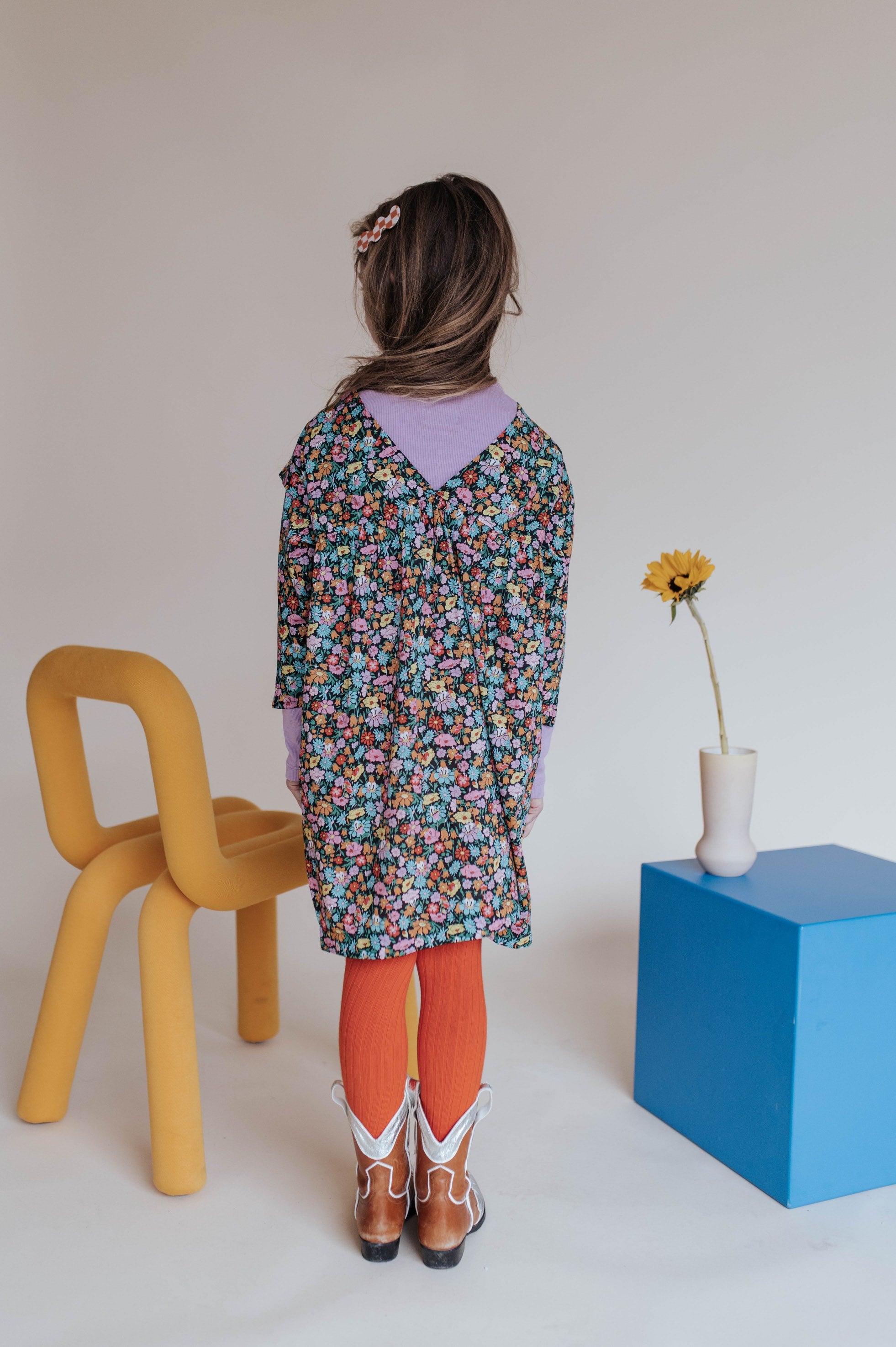 Dress Pearl Liberty Smiley Flower