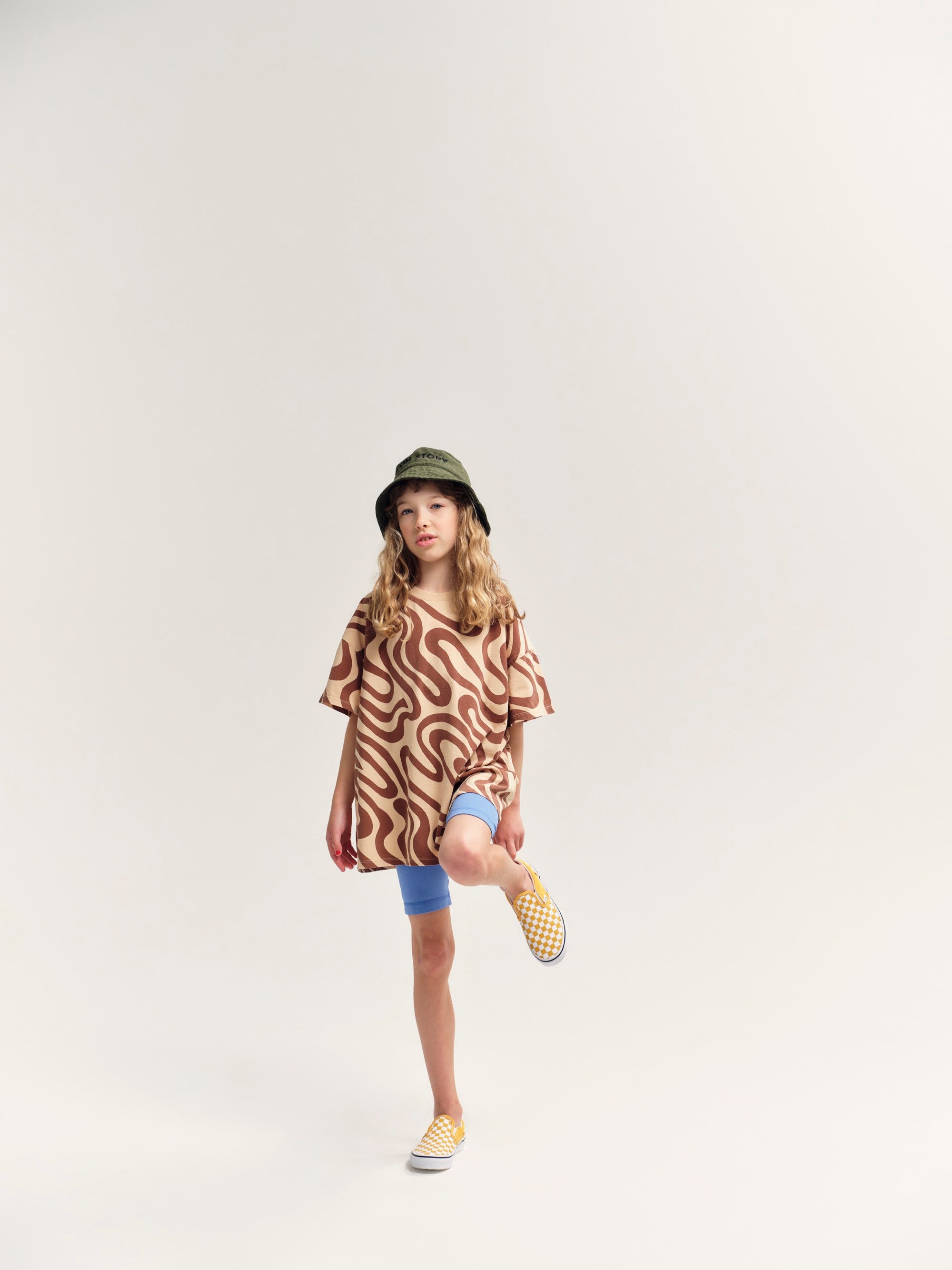 Tee Loose Swirl Honey Peach