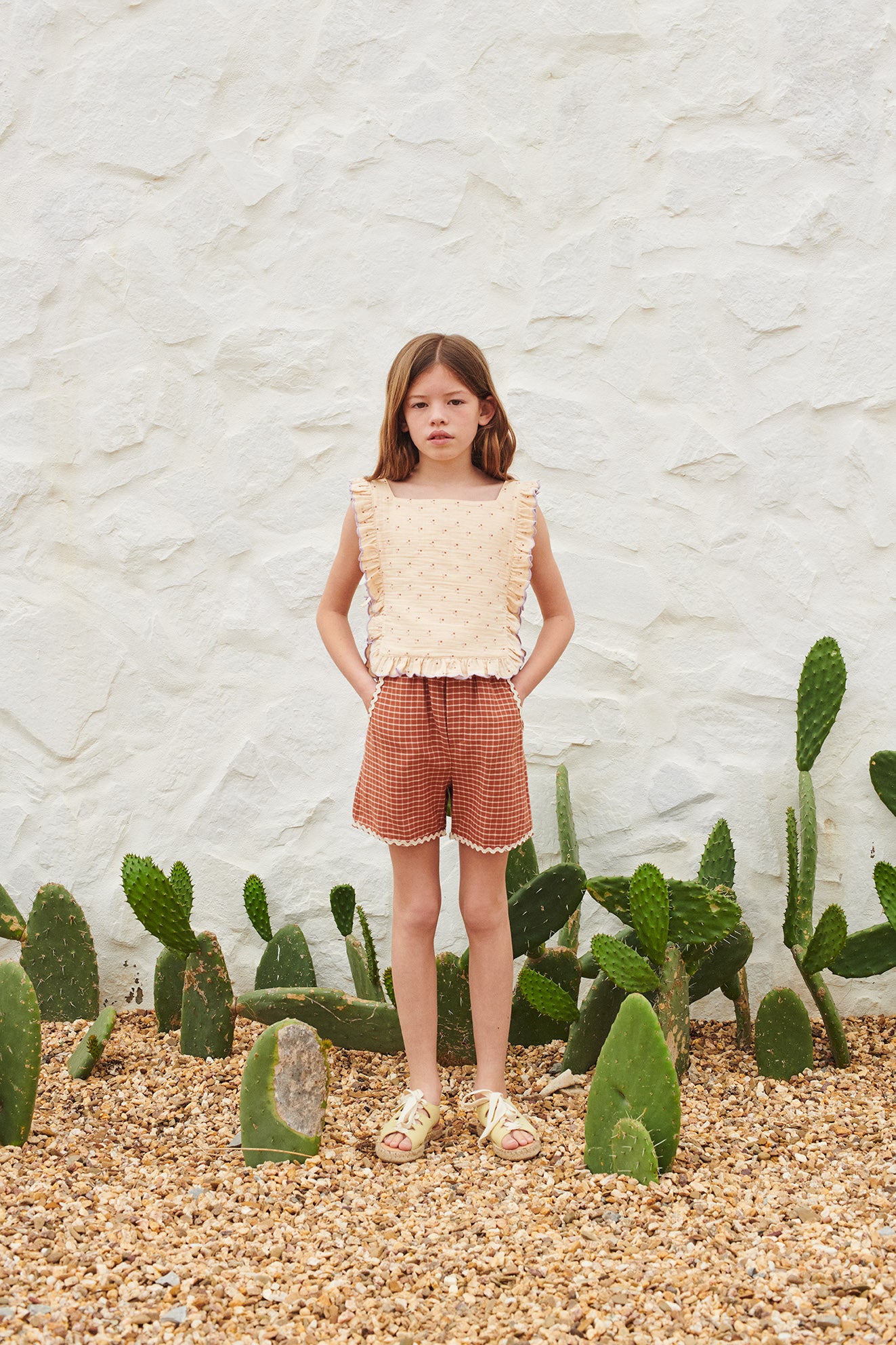 Shorts Lucia Check Woman