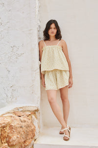 Shorts Ramona Woman Flower Check