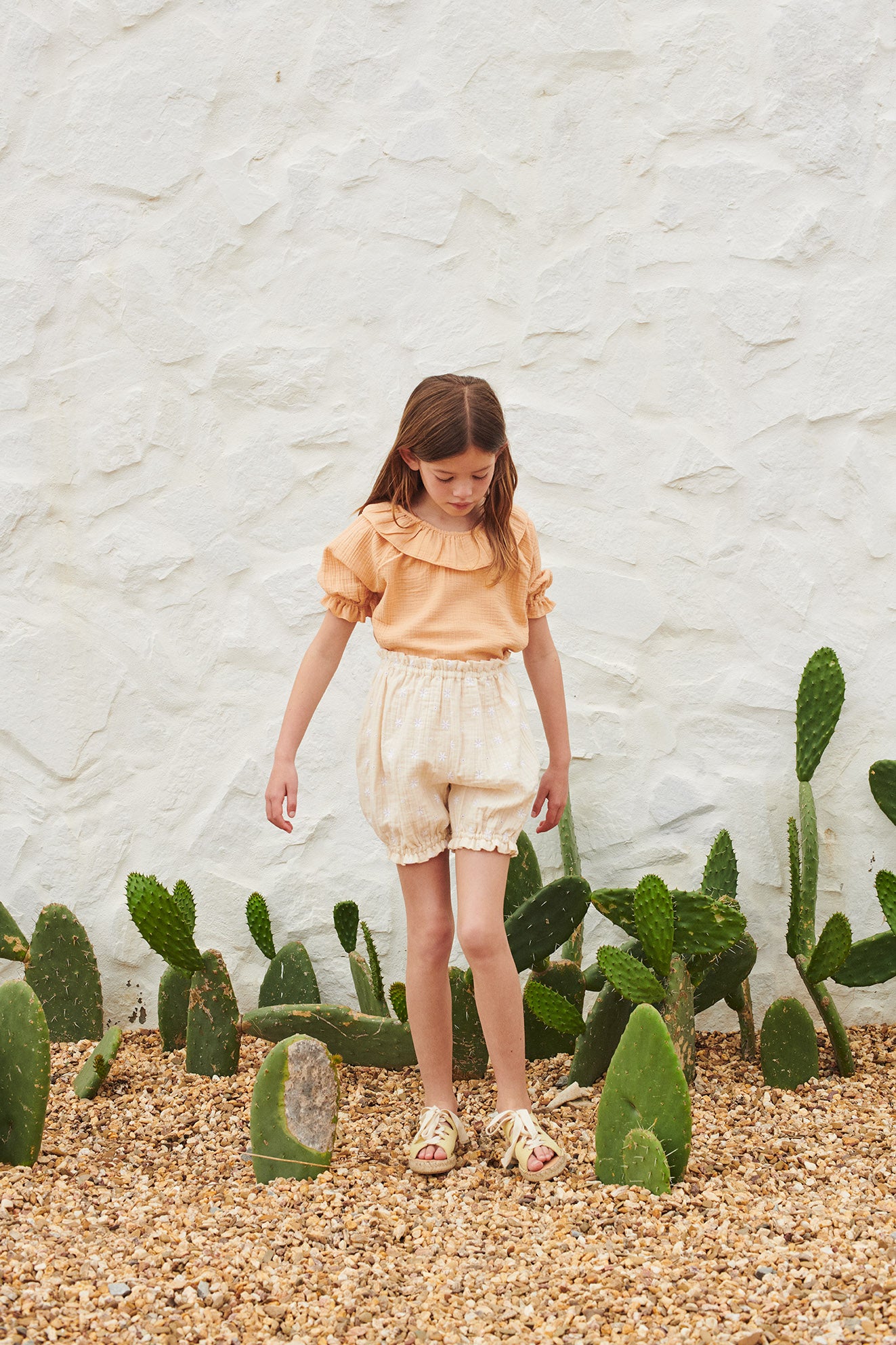 Blouse Oana Apricot Cream