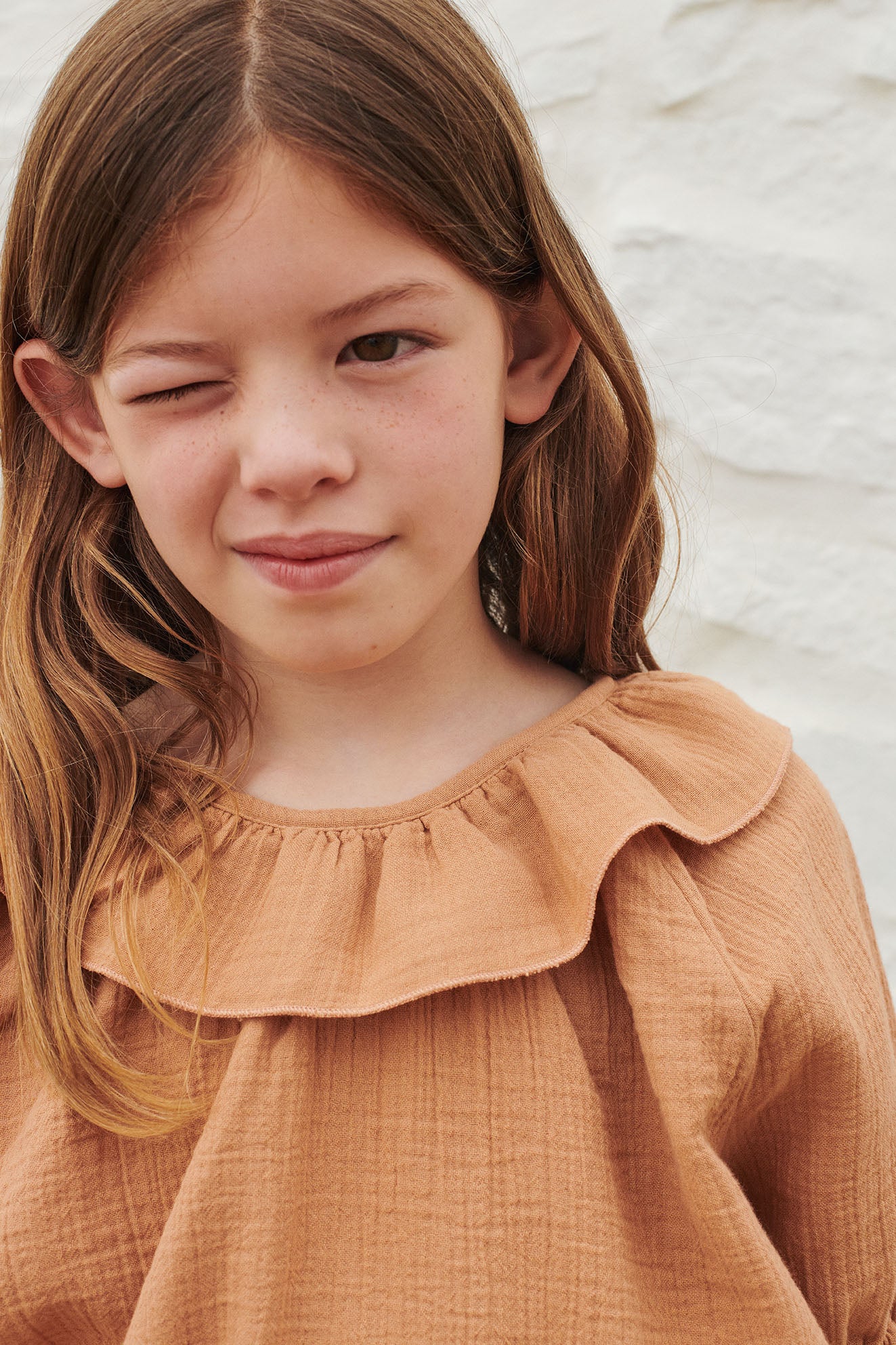 Blouse Oana Apricot Cream