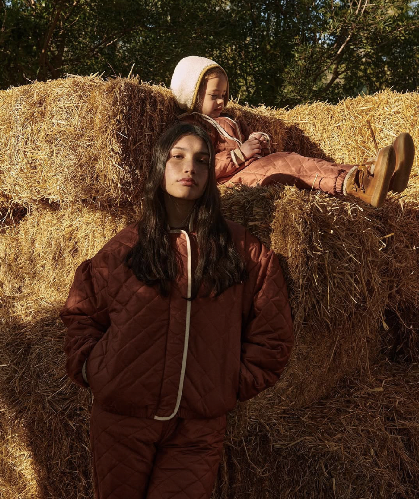 Overall Quilted Toffee