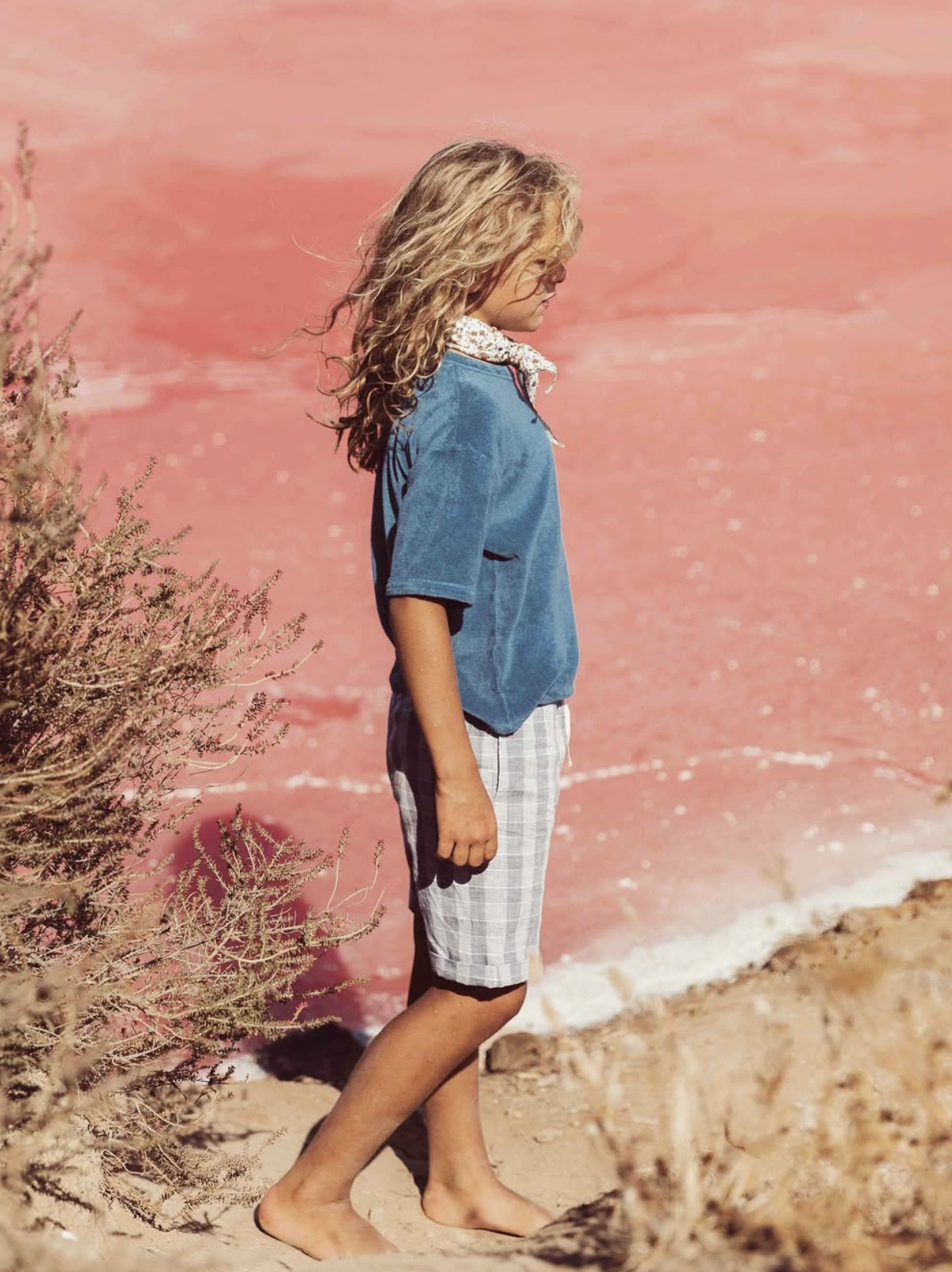 Shirt Laurenz Terry Indigo Blue