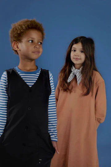 Suit Sleeveless V-neck Nearly Black