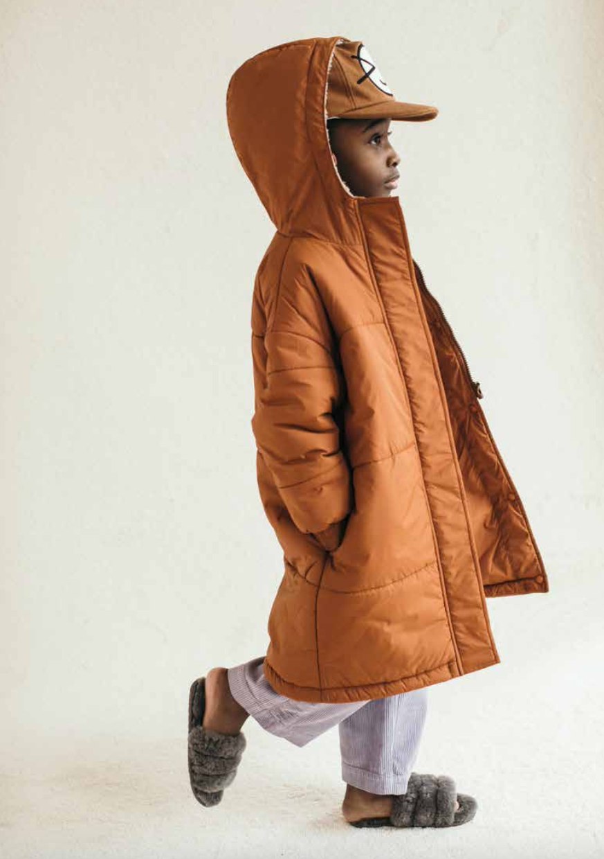 Coat Puffa Long Smoke Grey