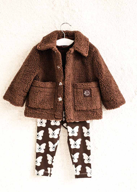 Coat Pea Fake Fur Acer