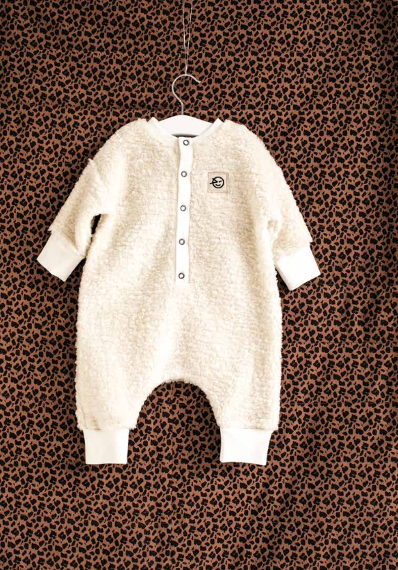 Onesie Cuff Ecru Fur