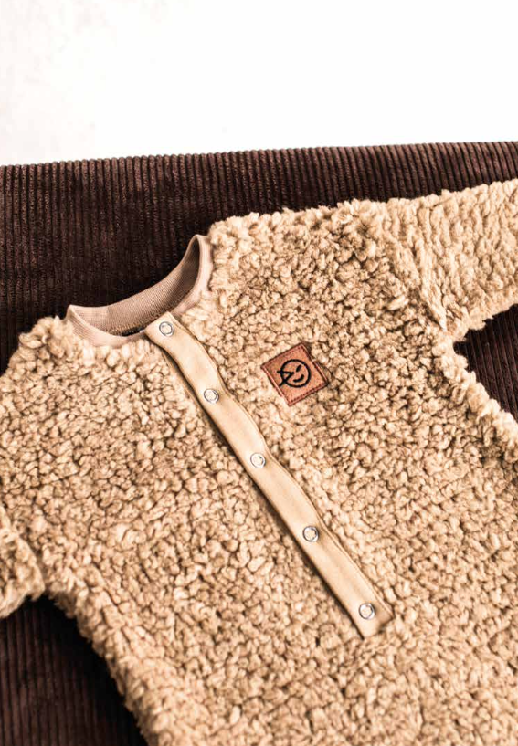 Onesie Cuff Caramel Fur