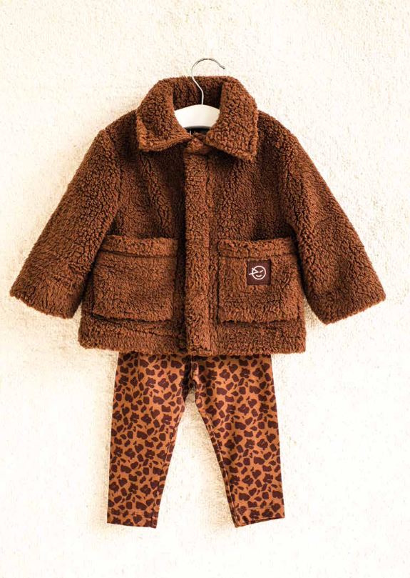 Coat Pea Fake Fur Acer