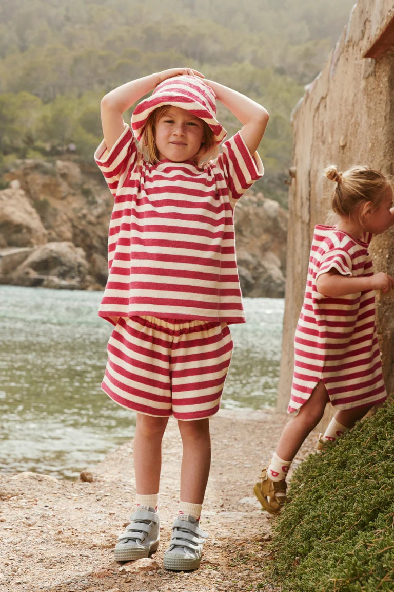 Tee Oversized Pop Terry Cherry Cream