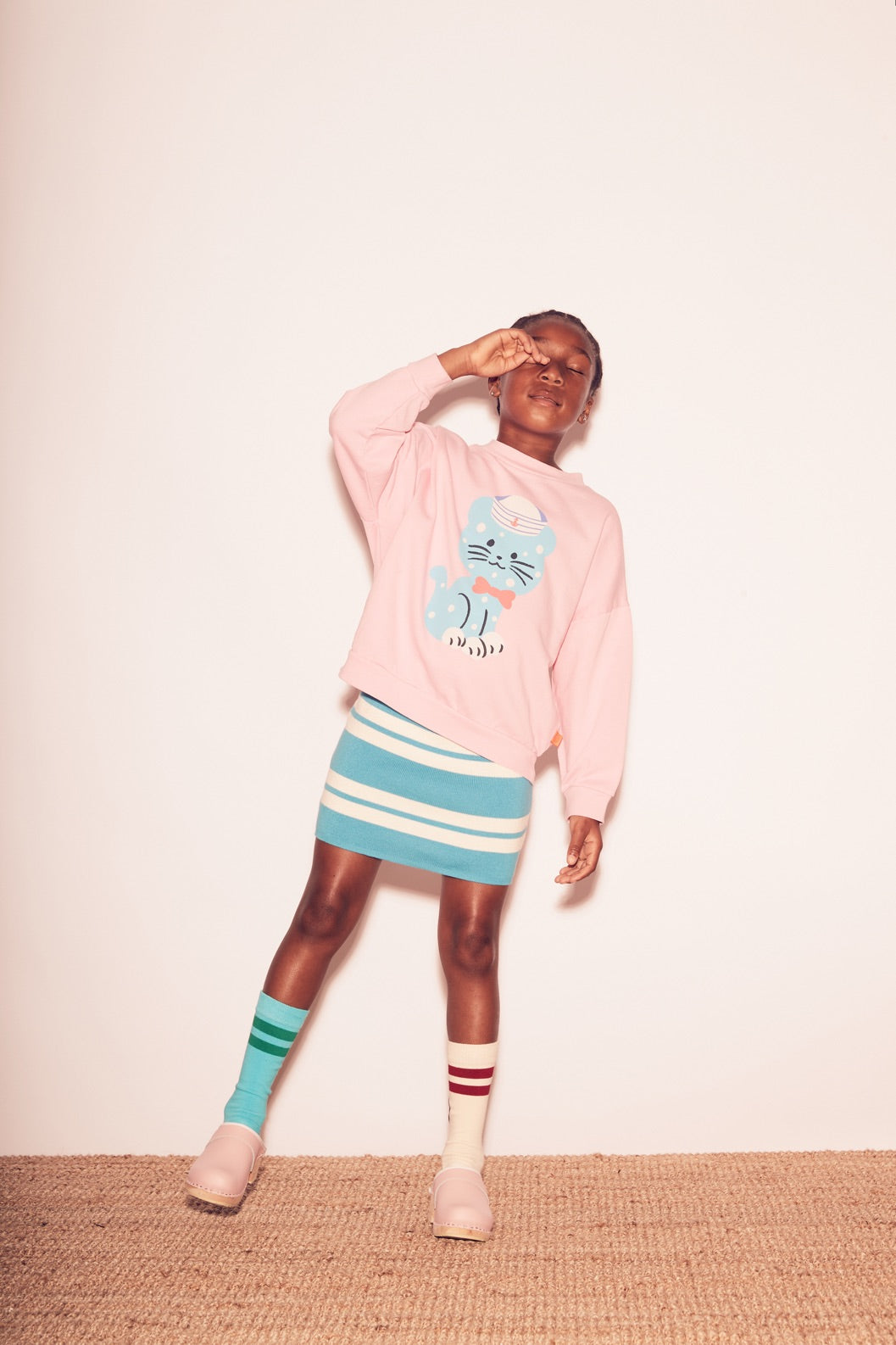 Skirt Vela Knit Turquoise