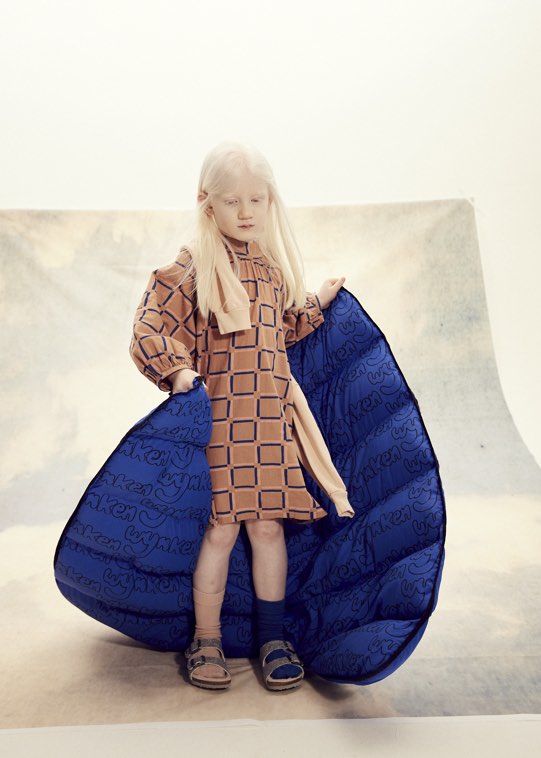 Dress Plein Air Button Back Clay Pink Check