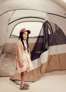 Dress Pinafore Maria Soft Pink Tie Dye