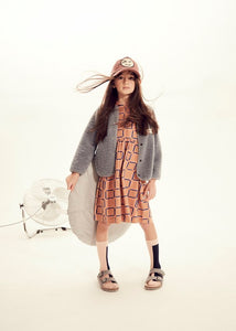 Dress Nube Clay Pink Check