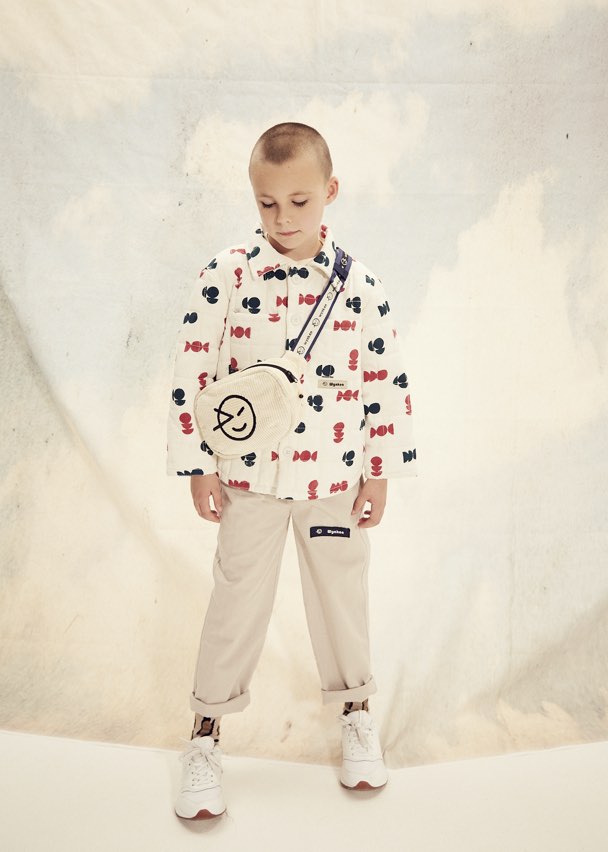 Overshirt Quilt Milk Red Alpine
