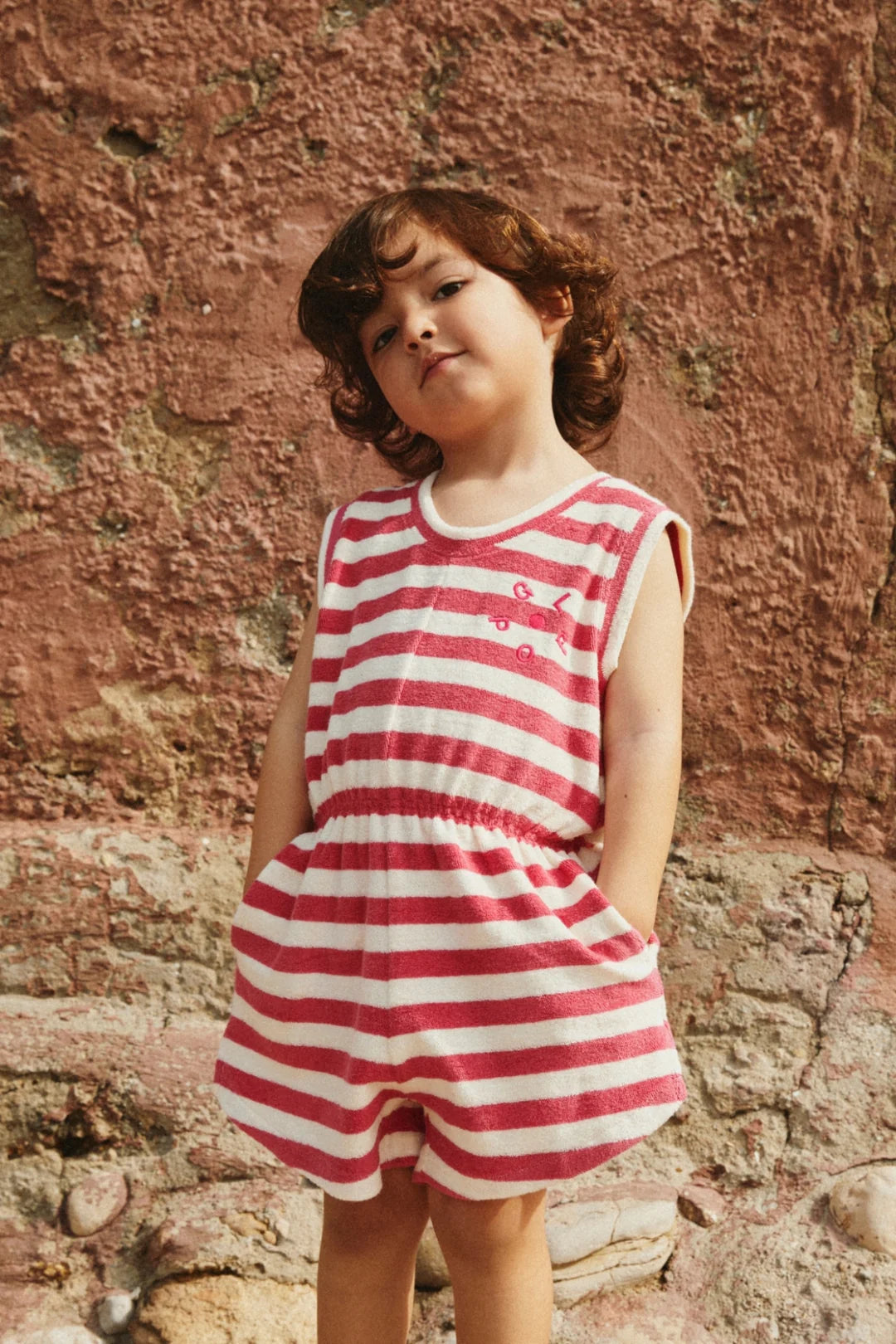 Suit Sleeveless Cherry Cream