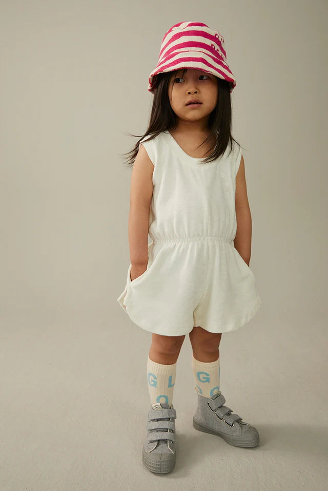 Suit Sleeveless Terry Pop Cream