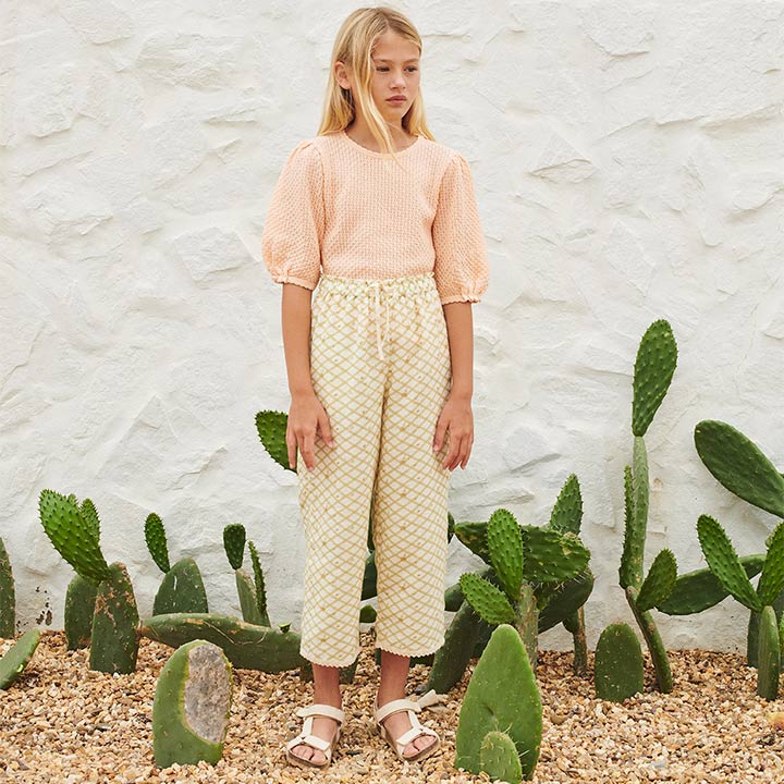 Pants Claudia Flower Check