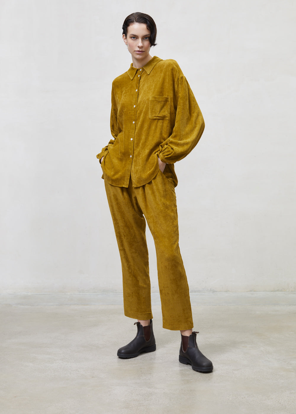 Pant Velour Southern Moss Woman