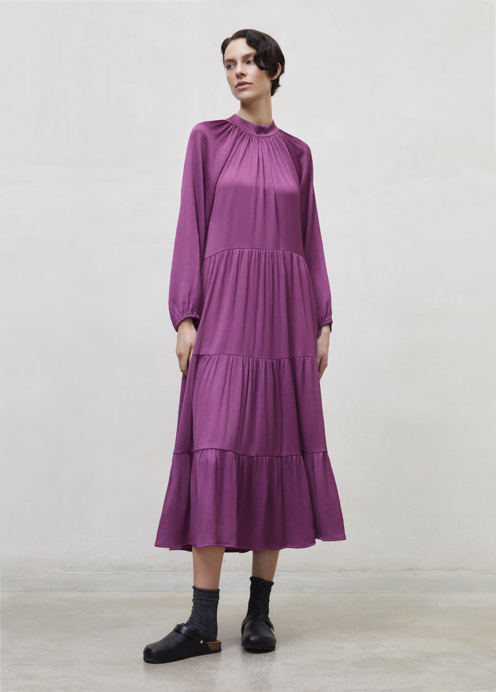 Dress Long Miranda Grape Woman