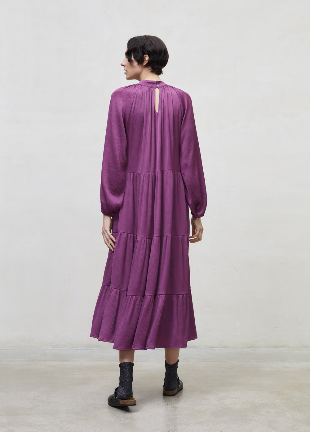Dress Long Miranda Grape Woman