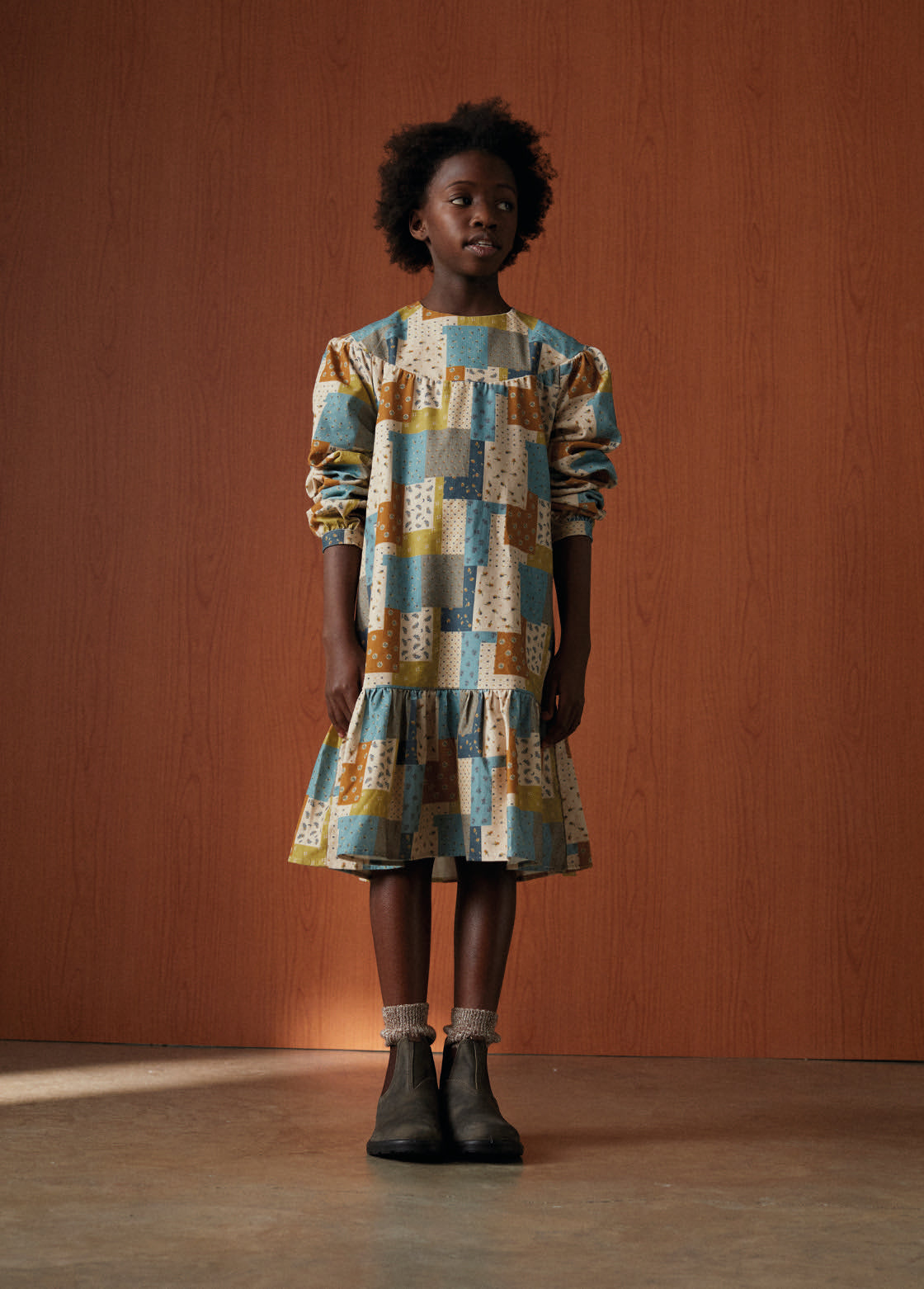 Dress Bobbie Patchwork Print