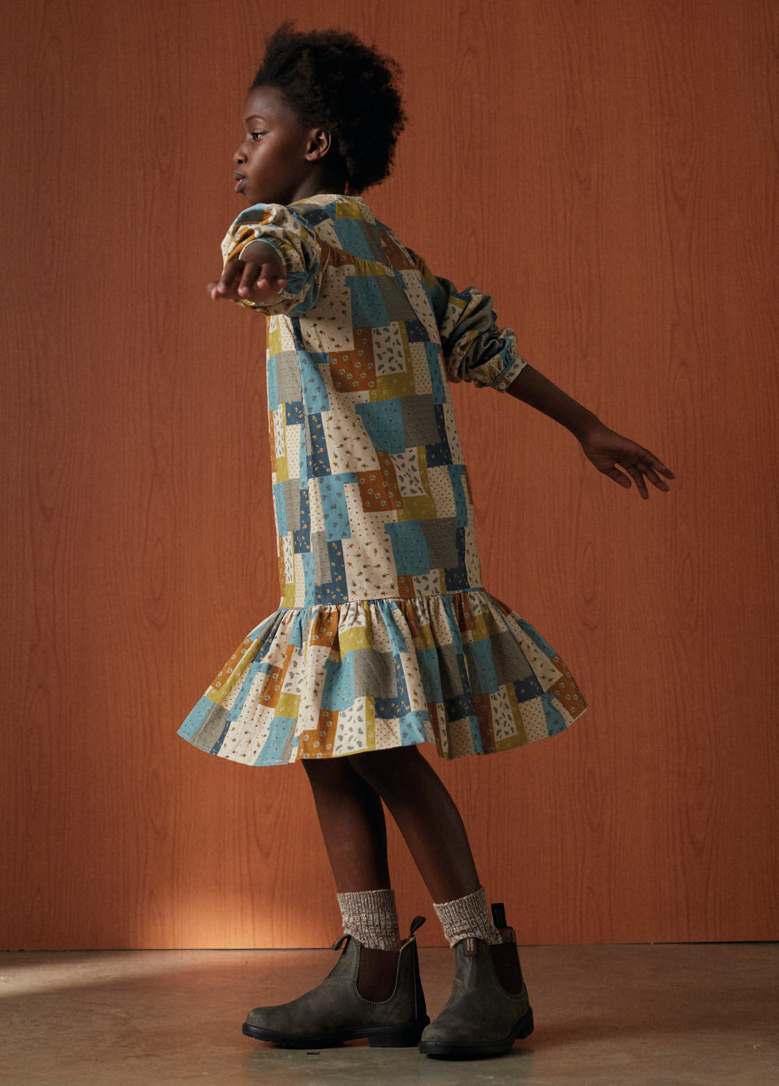 Dress Bobbie Patchwork Print