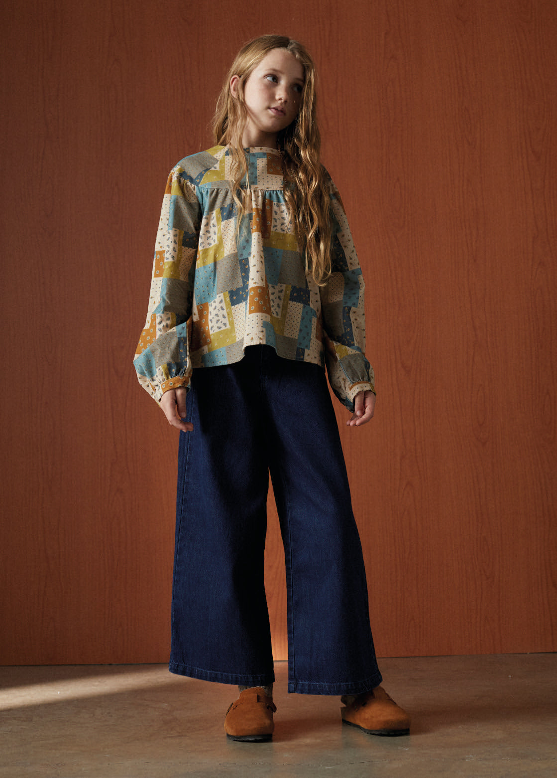 Blouse Bobbie Patchwork Print