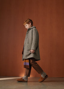 Coat Emilla Houndstooth Black & White
