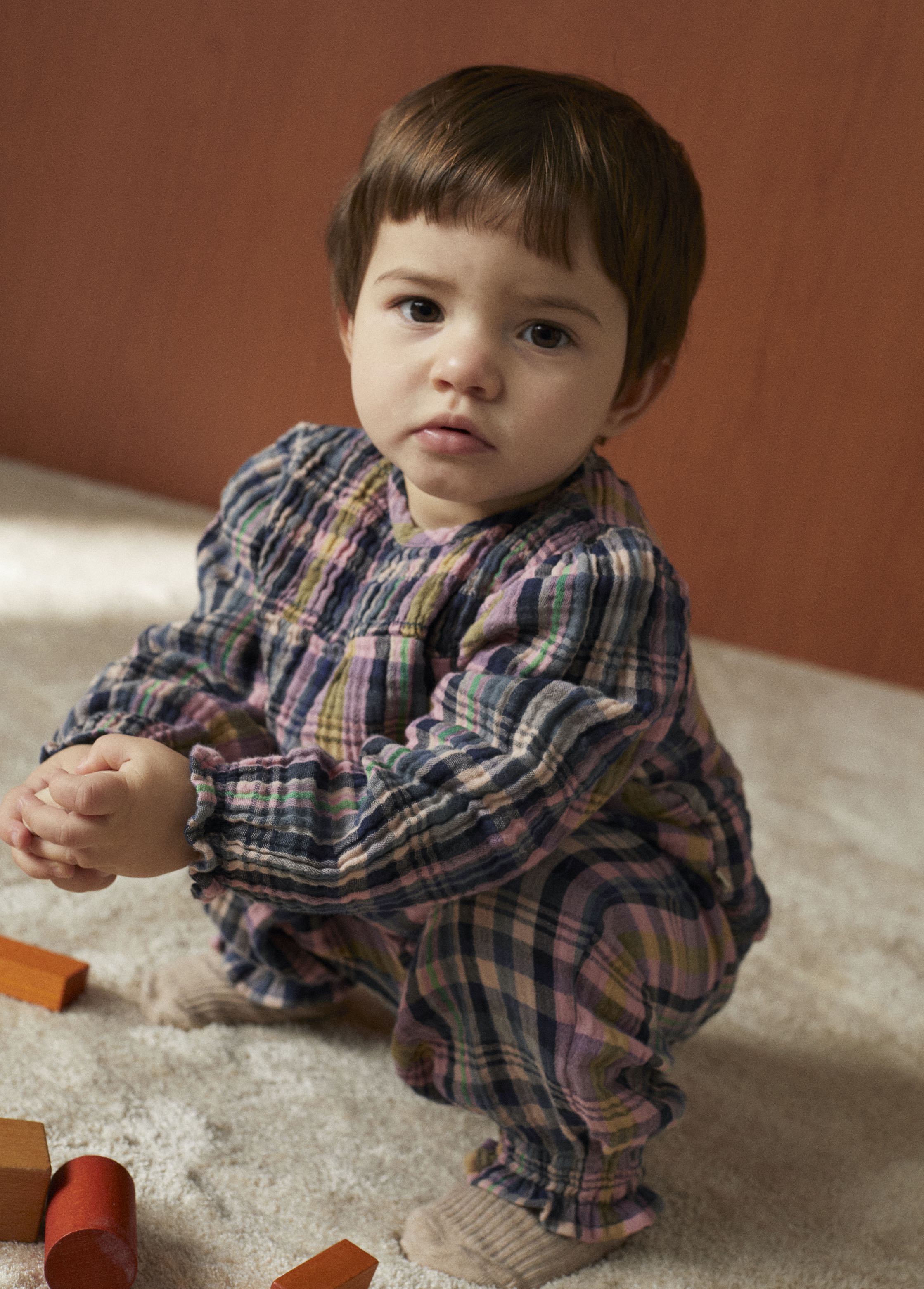 Blouse Baby Ricarda Check