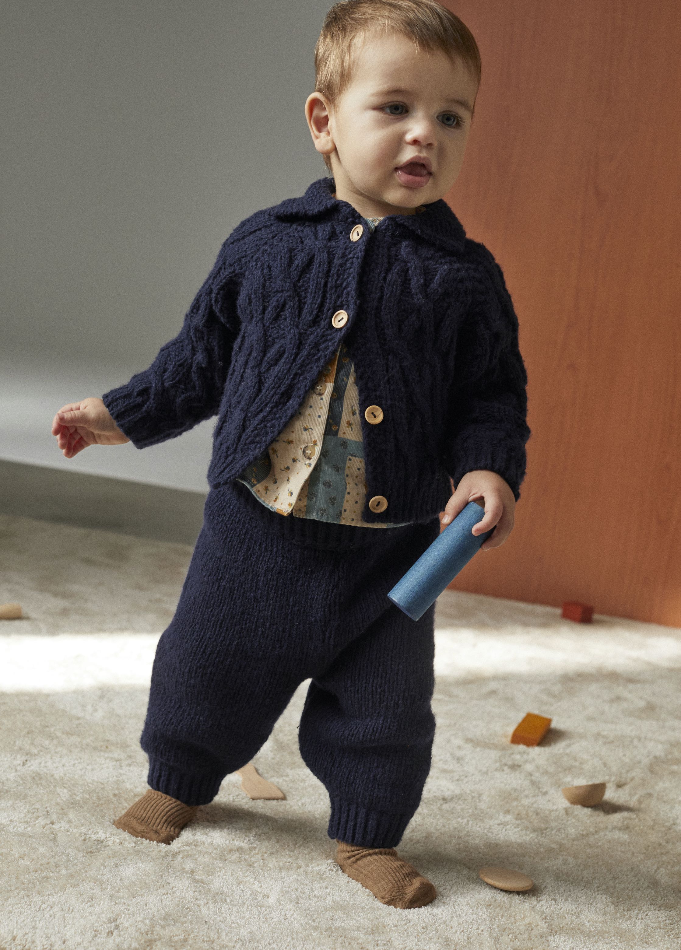 Cardigan Baby Tirso Space Blue