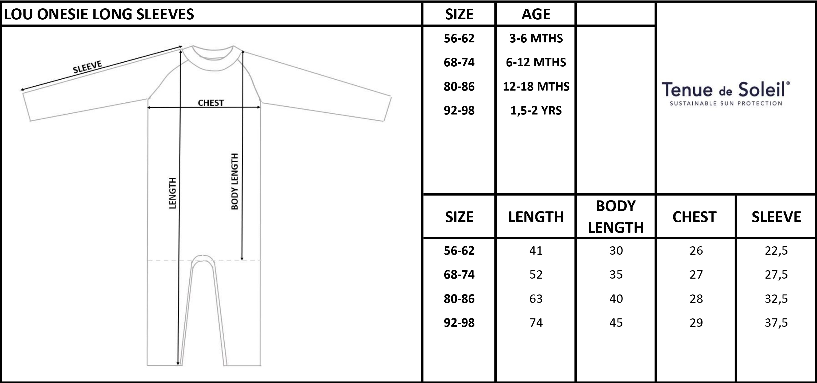 Onesie Lou Leopard UPF50+