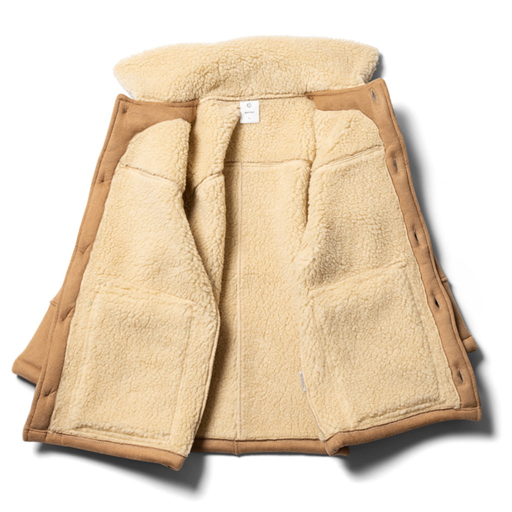 Coat Parti Sheepskin Soft Sand